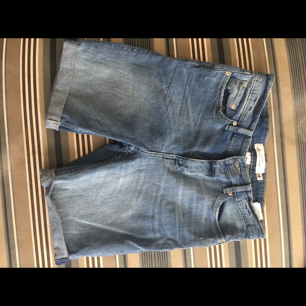 Denim shorts